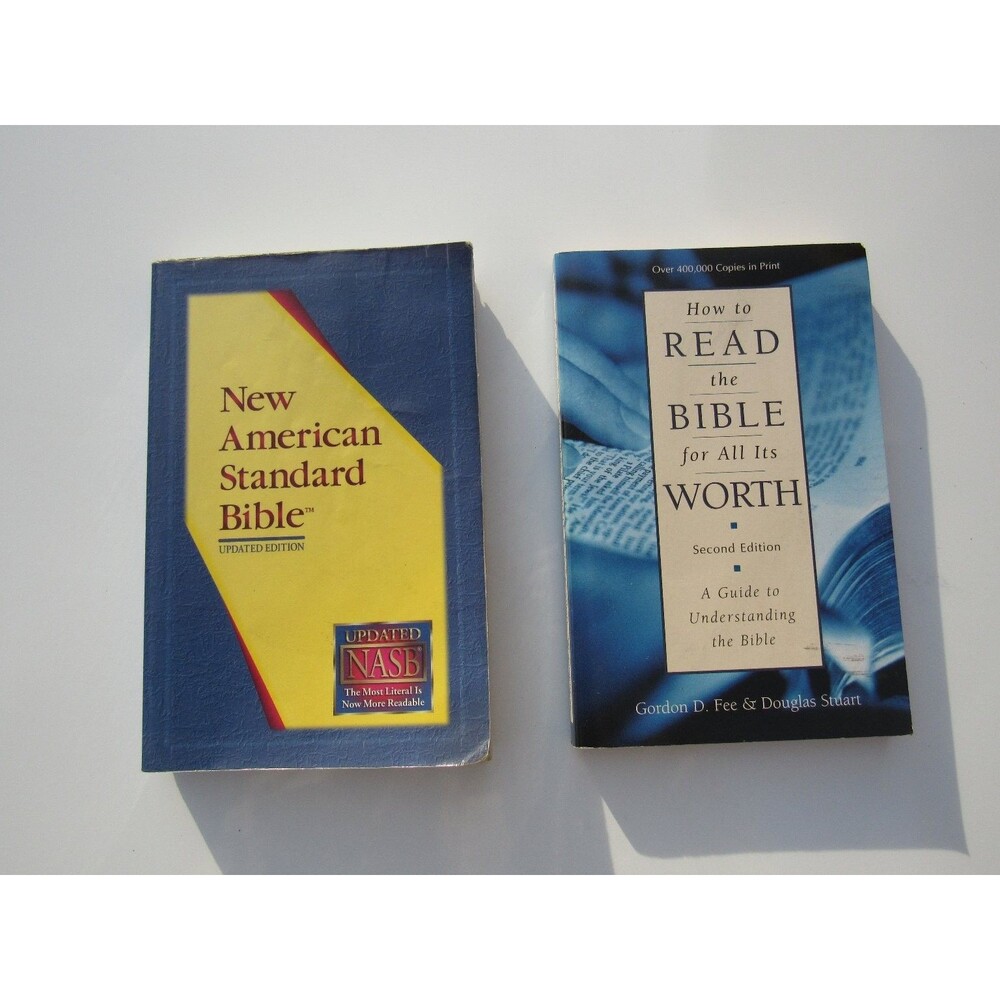 How to Read the Bible for All Its Worth & New American Standard Bible - Lot of 2